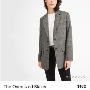 The Oversized Blazer in Glen Plaid
